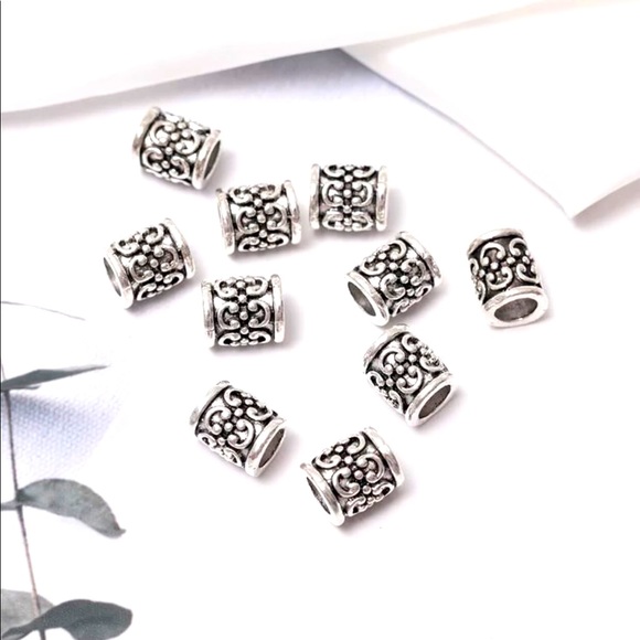 10 PCE Simple Hair Rings - Picture 5 of 7